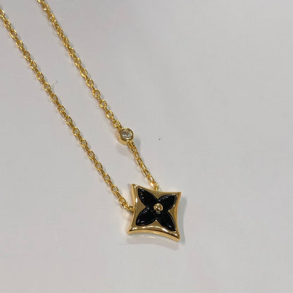 [Lucas Jewelry]STAR BLACK MOP NECKLACE