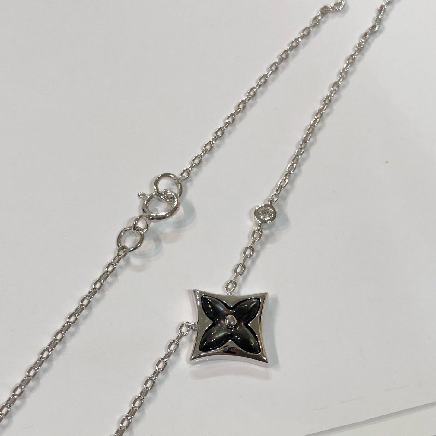 [Lucas Jewelry]STAR BLACK MOP NECKLACE