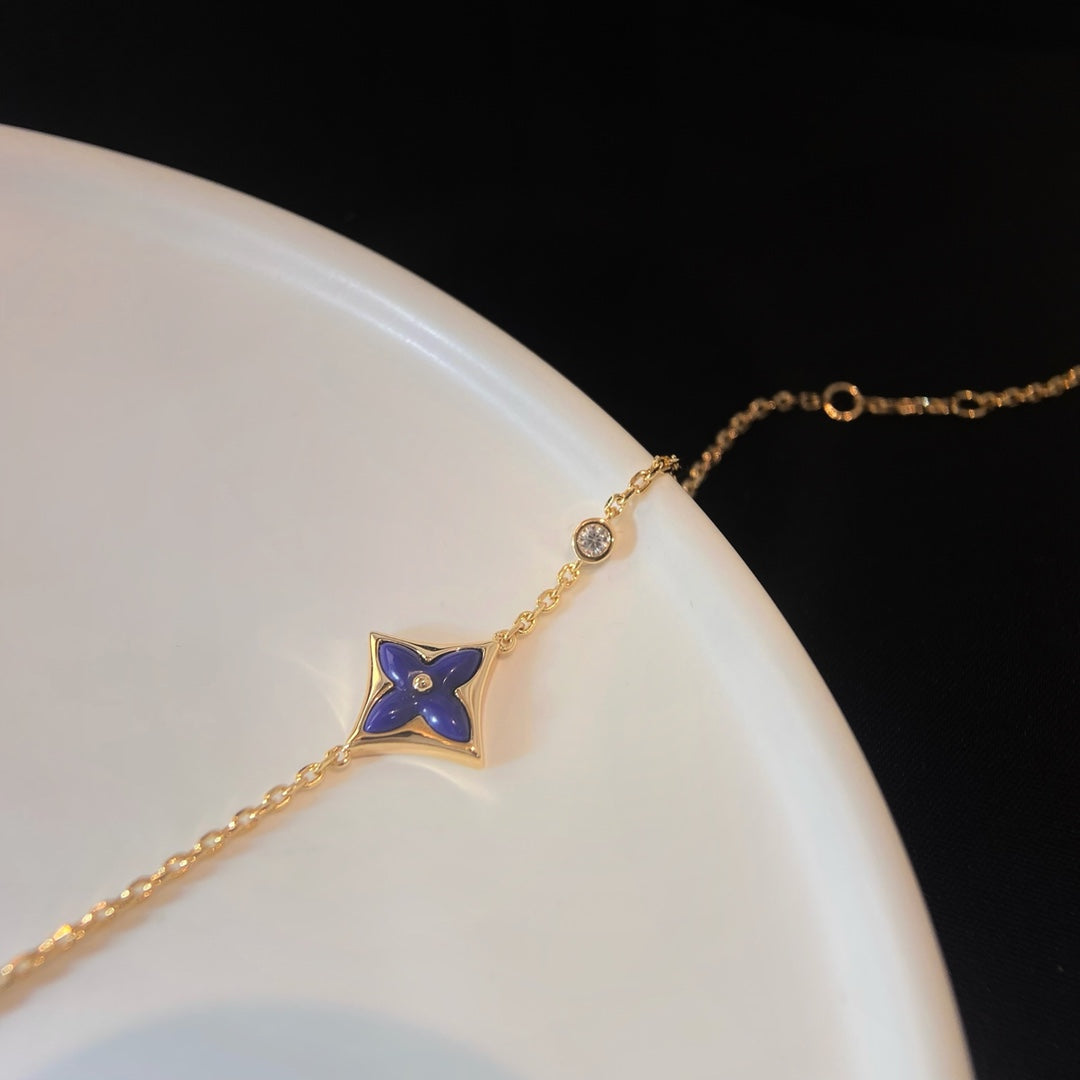 [Lucas Jewelry]COLOR STAR PINK GOLD DIAMOND BRACELET