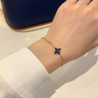 [Lucas Jewelry]COLOR STAR PINK GOLD DIAMOND BRACELET