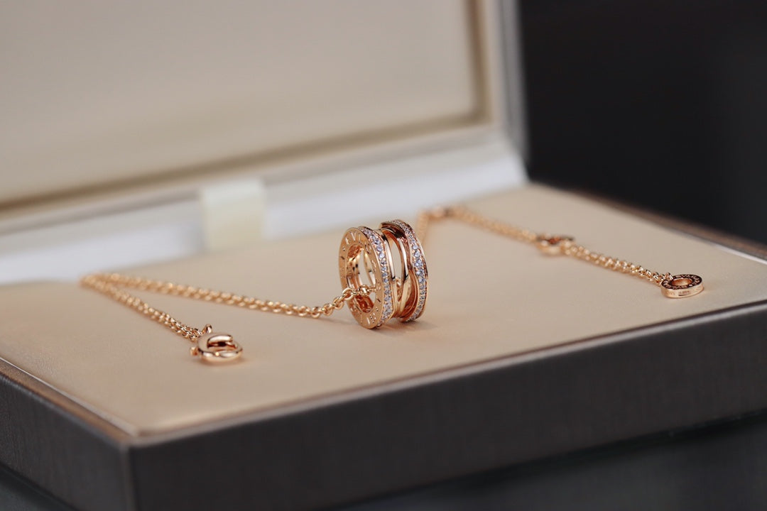 [Lucas Jewelry]ZERO 1 PINK GOLD NECKLACE