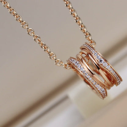 [Lucas Jewelry]ZERO 1 PINK GOLD NECKLACE