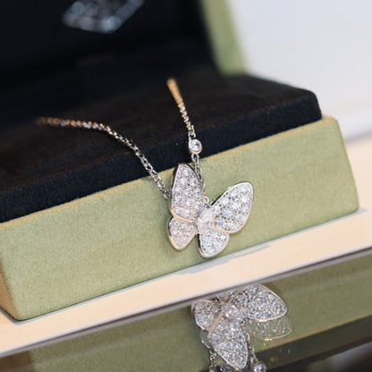 [Lucas Jewelry]BUTTERFLY DIAMOND NECKLACE