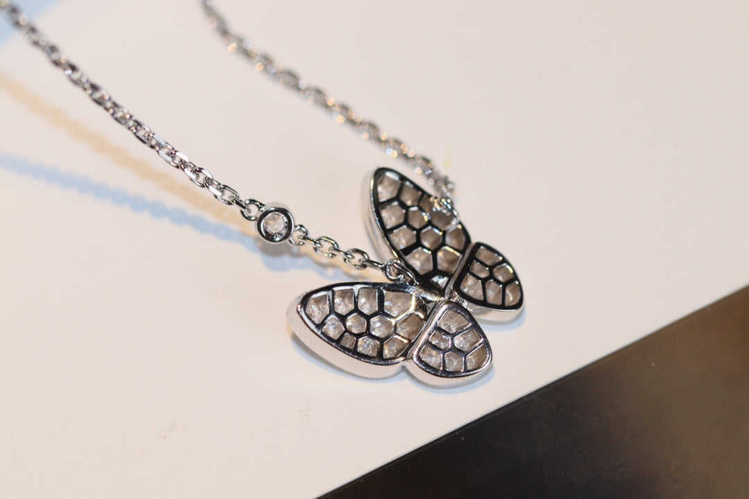 [Lucas Jewelry]BUTTERFLY DIAMOND NECKLACE