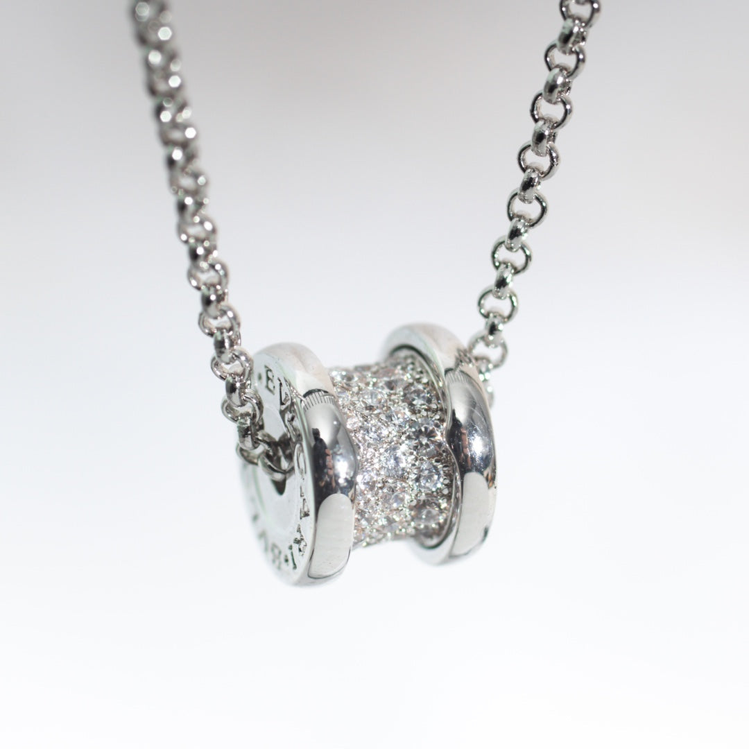 [Lucas Jewelry]ZERO 1 SILVER DIAMOND NECKLACE