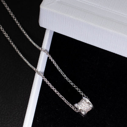 [Lucas Jewelry]ZERO 1 SILVER DIAMOND NECKLACE