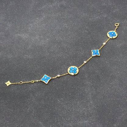 [Lucas Jewelry]STAR AND SUN TURQUOISE 4 MOTIFS 3 DIAMONDS