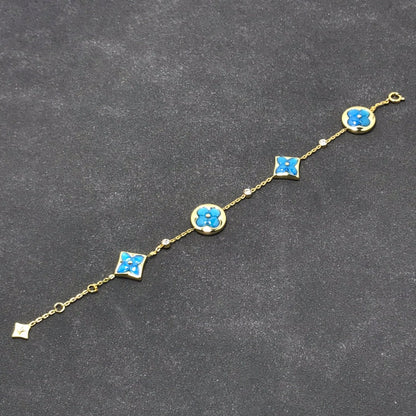 [Lucas Jewelry]STAR AND SUN TURQUOISE 4 MOTIFS 3 DIAMONDS