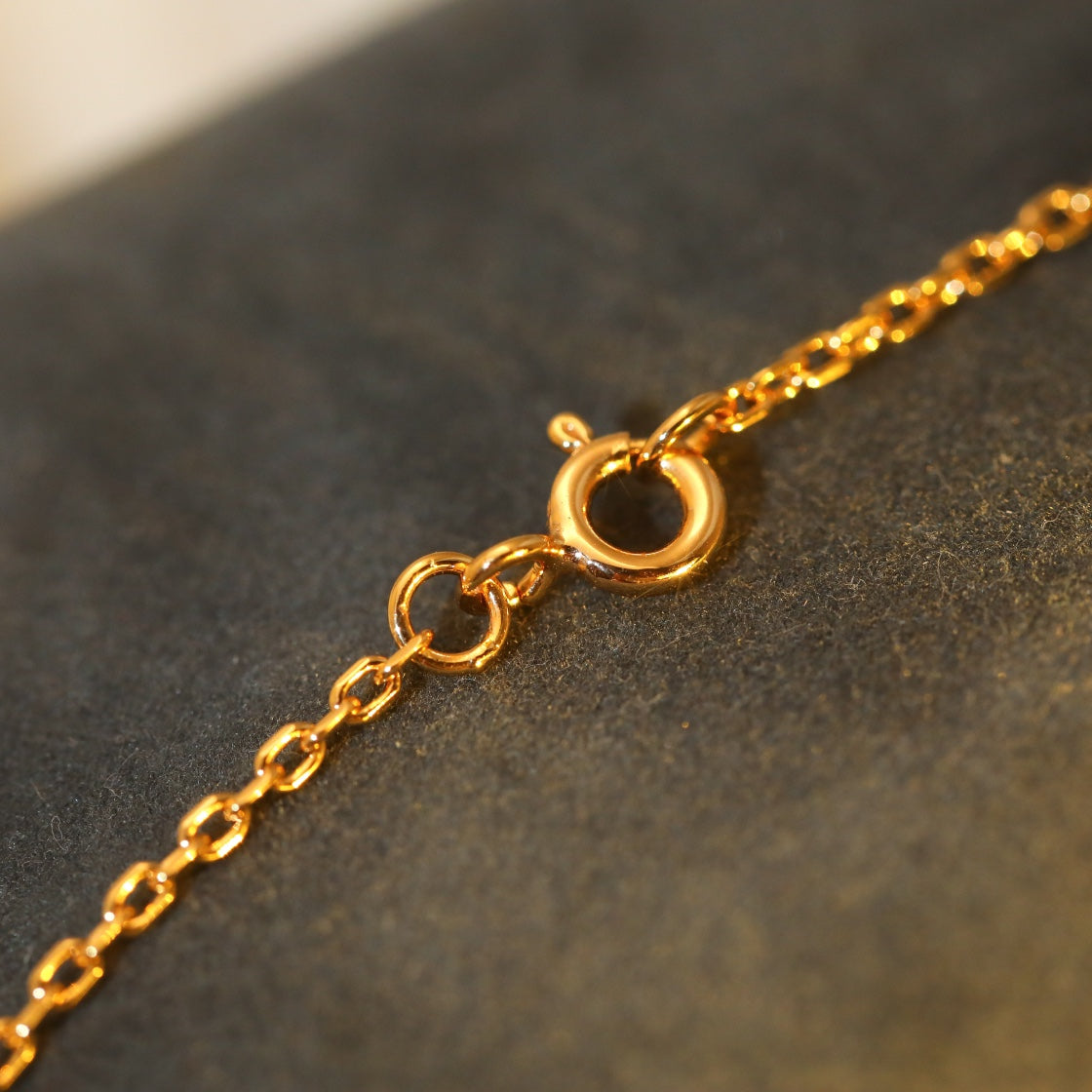 [Lucas Jewelry]SUN PEDANT PINK GOLD 1 DIAMOND NECKLACE