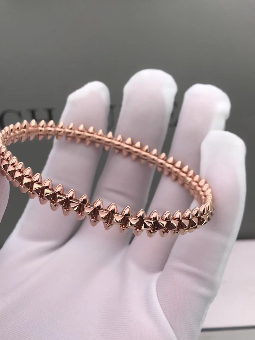 [Lucas Jewelry]CLASH PINK GOLD BRACELET