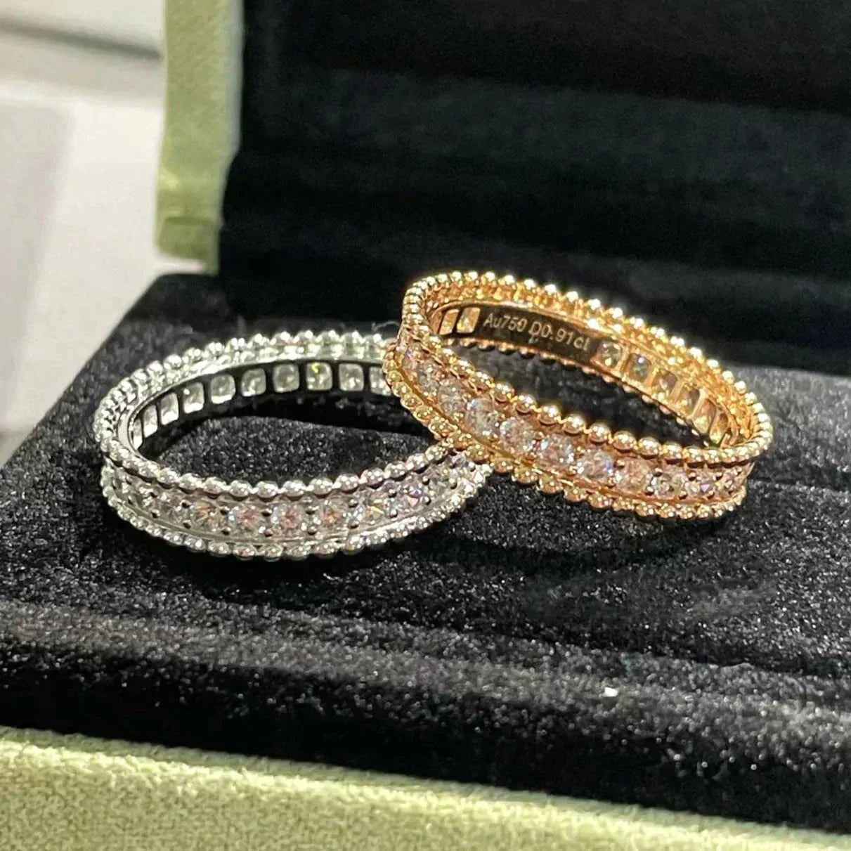 [Lucas Jewelry]PERLEE DIAMOND ROSE GOLD RING