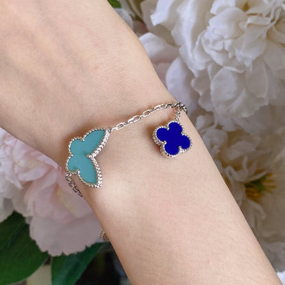 [Lucas Jewelry]LUCKY SPRING SILVER BRACELET 4 MOTIF