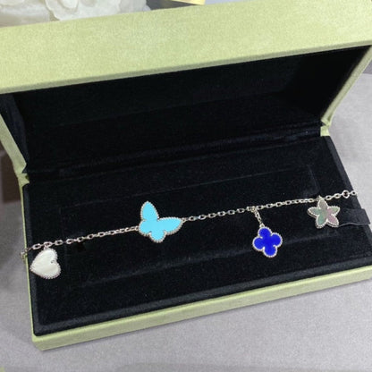 [Lucas Jewelry]LUCKY SPRING SILVER BRACELET 4 MOTIF