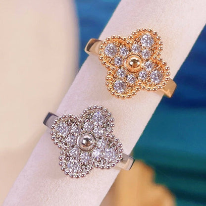 [Lucas Jewelry]CLOVER DIAMOND RING