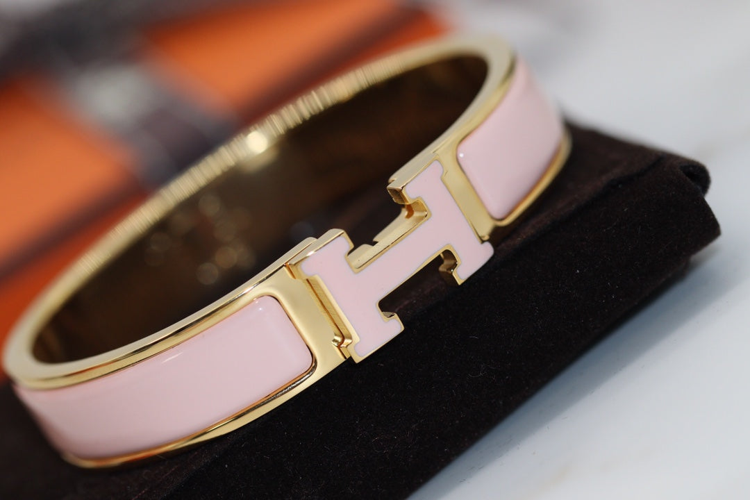 [Lucas Jewelry]H BRACELET 12MM PINK