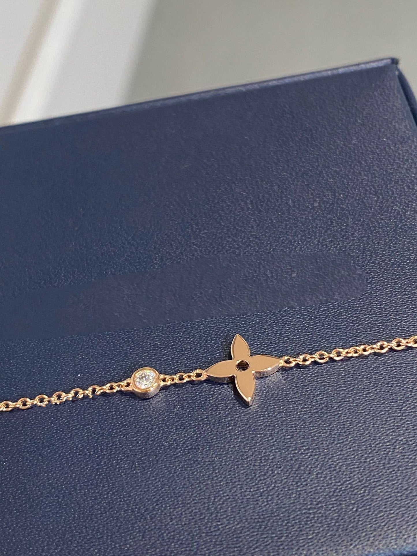 [Lucas Jewelry]STAR DIAMOND PINK GOLD BRACELET