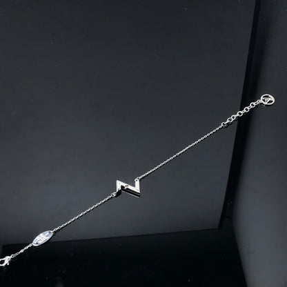 [Lucas Jewelry]VOLT LV LOGO BRACELET