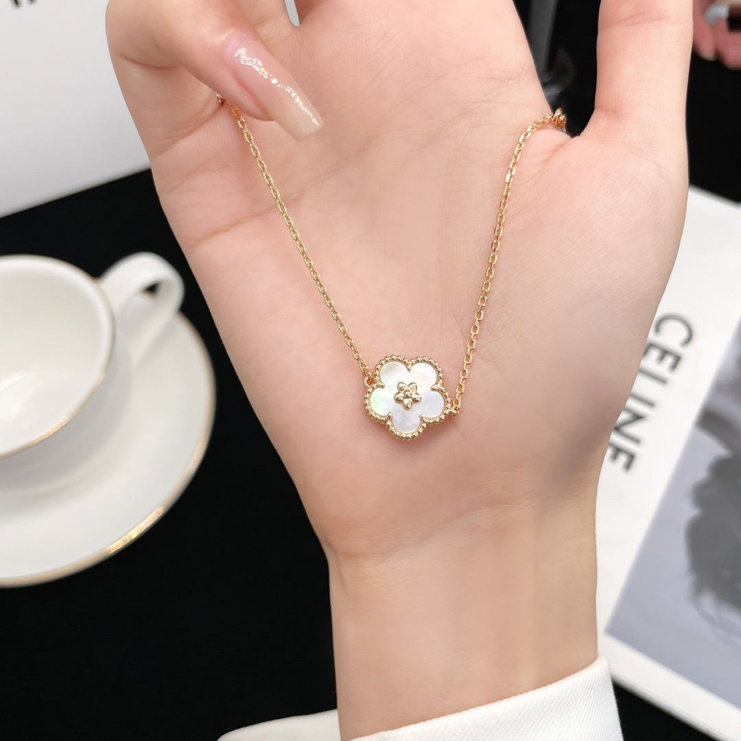 [Lucas Jewelry]LUCKY SPRING ROSE GOLD MOP BRACELET