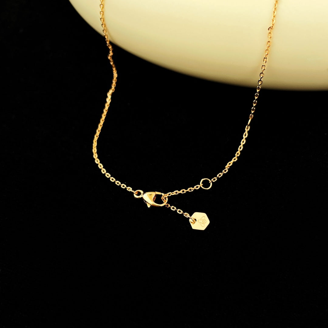 [Lucas Jewelry]BEE MINI PEDANT DIAMOND NECKLACE