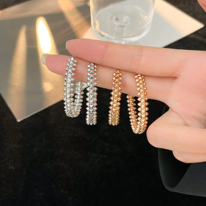 [Lucas Jewelry]CLASH HOOP EARRINGS