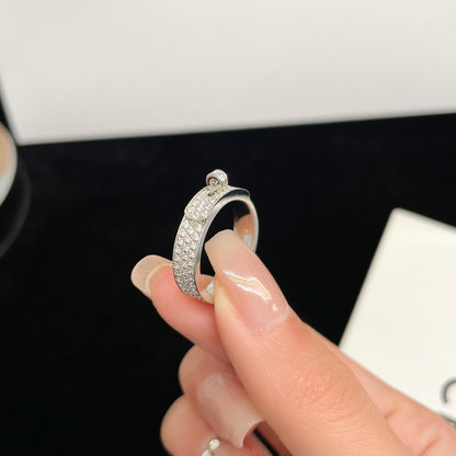 [Lucas Jewelry]KELLY SILVER DIAMOND RING