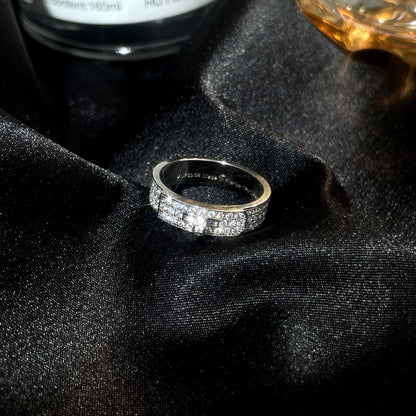 [Lucas Jewelry]KELLY SILVER DIAMOND RING