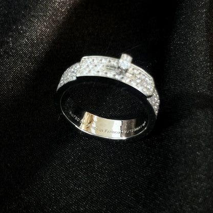 [Lucas Jewelry]KELLY SILVER DIAMOND RING