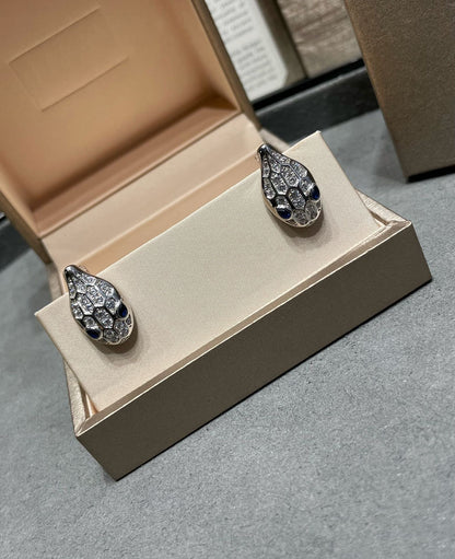 [Lucas Jewelry]SERPENT DIAMOND STUD EARRINGS