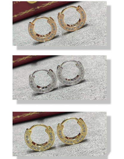 [Lucas Jewelry]LOVE DIAMOND EARRINGS