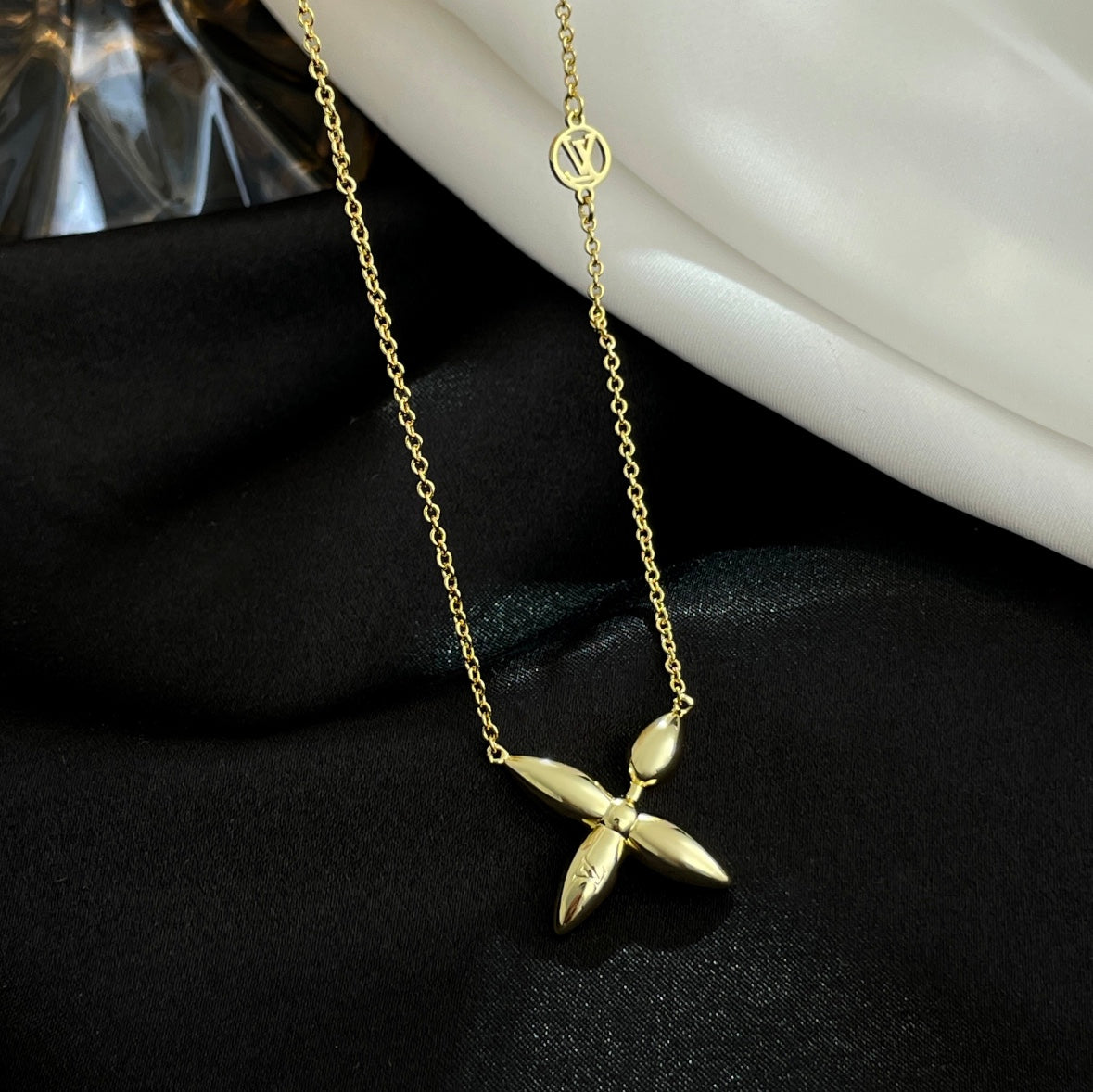 [Lucas Jewelry]LOUISETTE GOLD NECKLACE