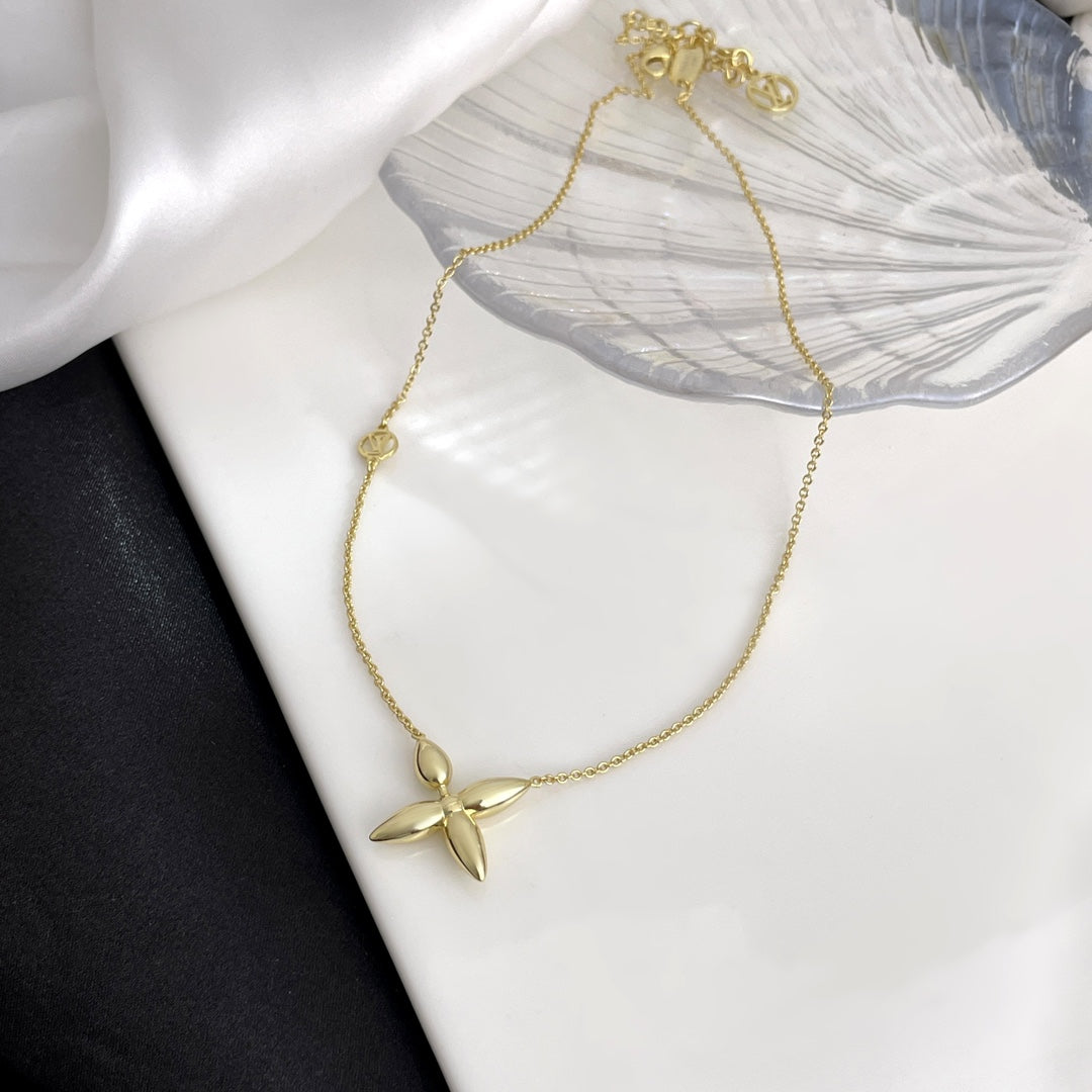 [Lucas Jewelry]LOUISETTE GOLD NECKLACE