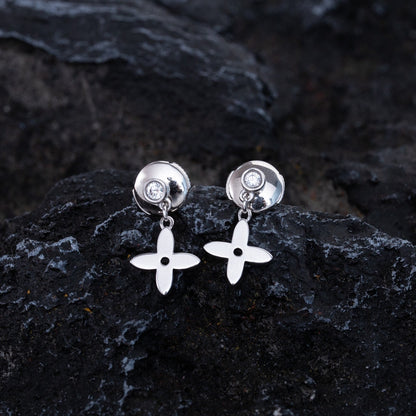 [Lucas Jewelry]VIDYLLE SILVER DIAMOND MINI DROP EARRINGS