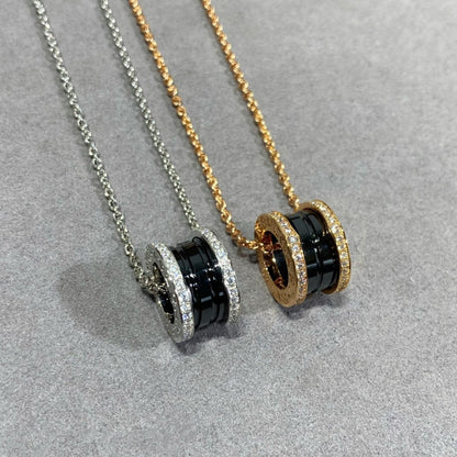 [Lucas Jewelry]ZERO 1 DIAMOND CERAMIC NECKLACE