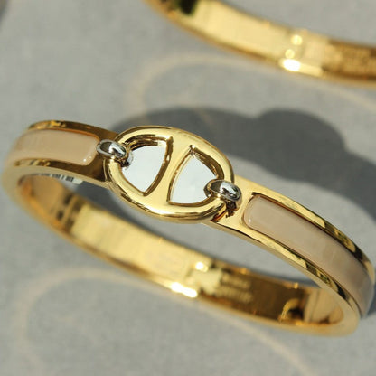 [Lucas Jewelry]CLIC CHAINE GOLD BRACELET