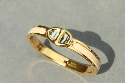 [Lucas Jewelry]CLIC CHAINE GOLD BRACELET