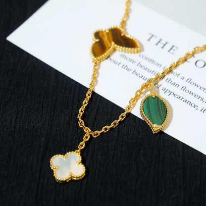 [Lucas Jewelry]LUCKY SPRING 5 MOTIF GOLD BRACELET