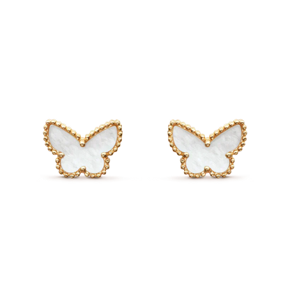 [Lucas Jewelry]SWEET BUTTERFLY MOP EARSTUDS