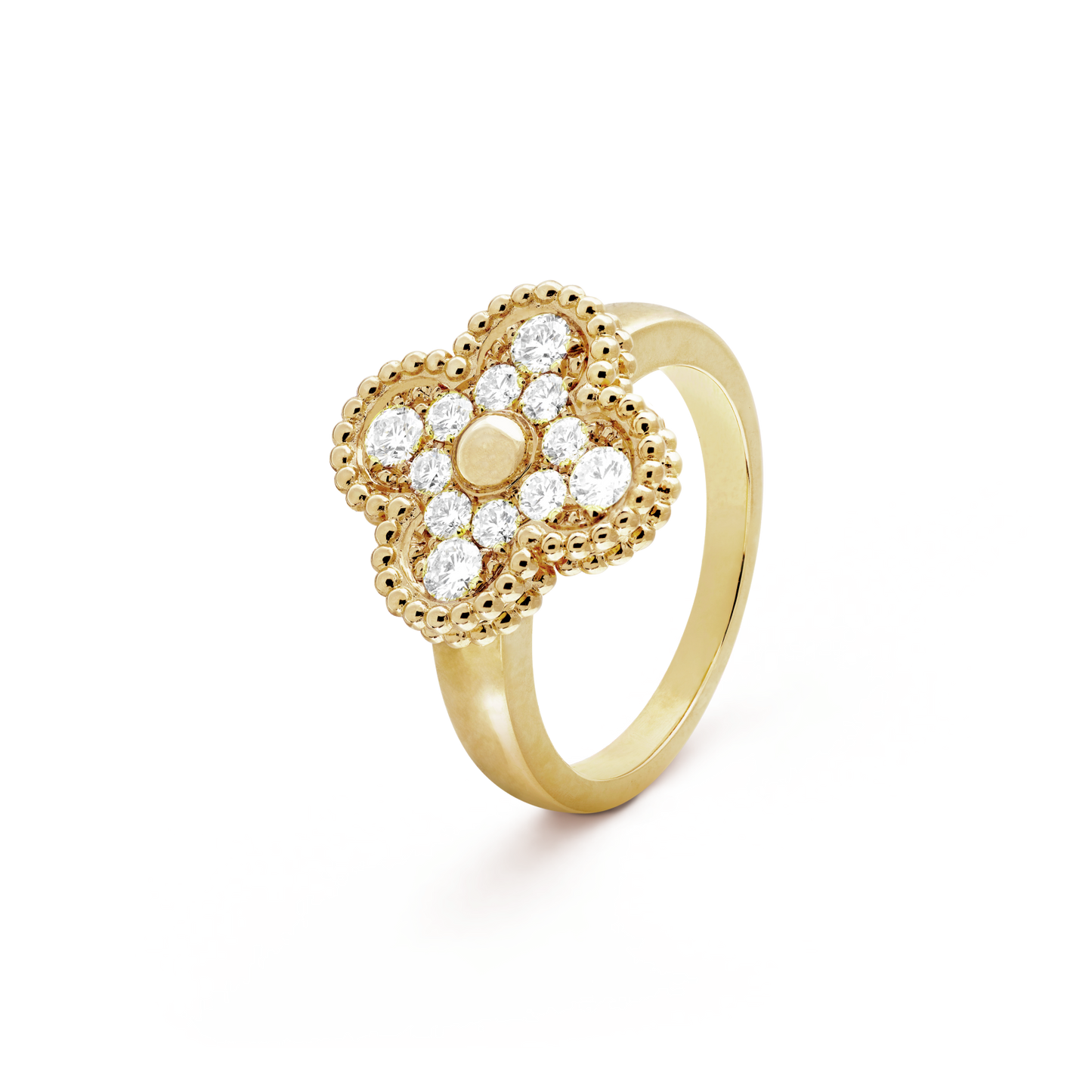 [Lucas Jewelry]CLOVER DIAMOND RING