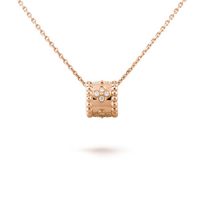 [Lucas Jewelry]PERLEE PEDANT NECKLACE GOLD / ROSE GOLD