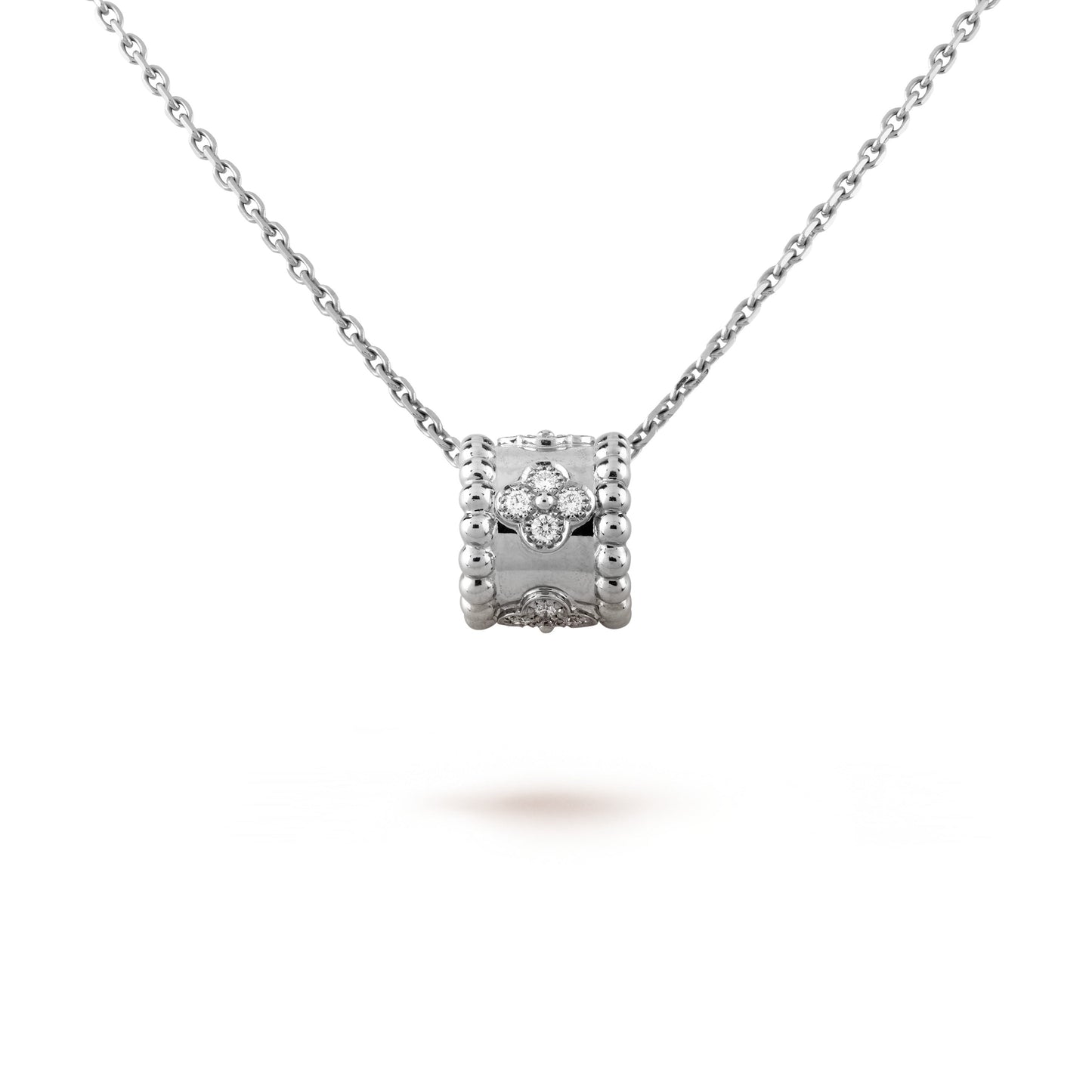 [Lucas Jewelry]PERLEE PEDANT SIVLER DIAMOND NECKLACE