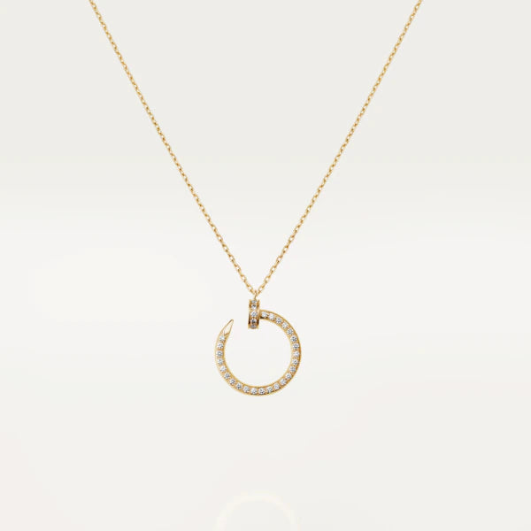 [Lucas Jewelry]JUSTE NECKLACE GOLD DIAMONDS