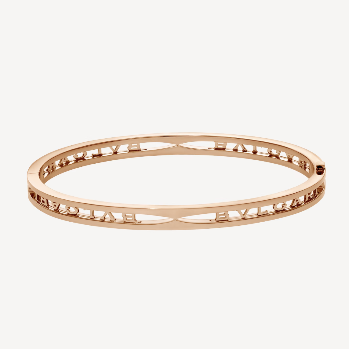 [Lucas Jewelry]ZERO 1 SPIRAL LOGO PINK GOLD BRACELET