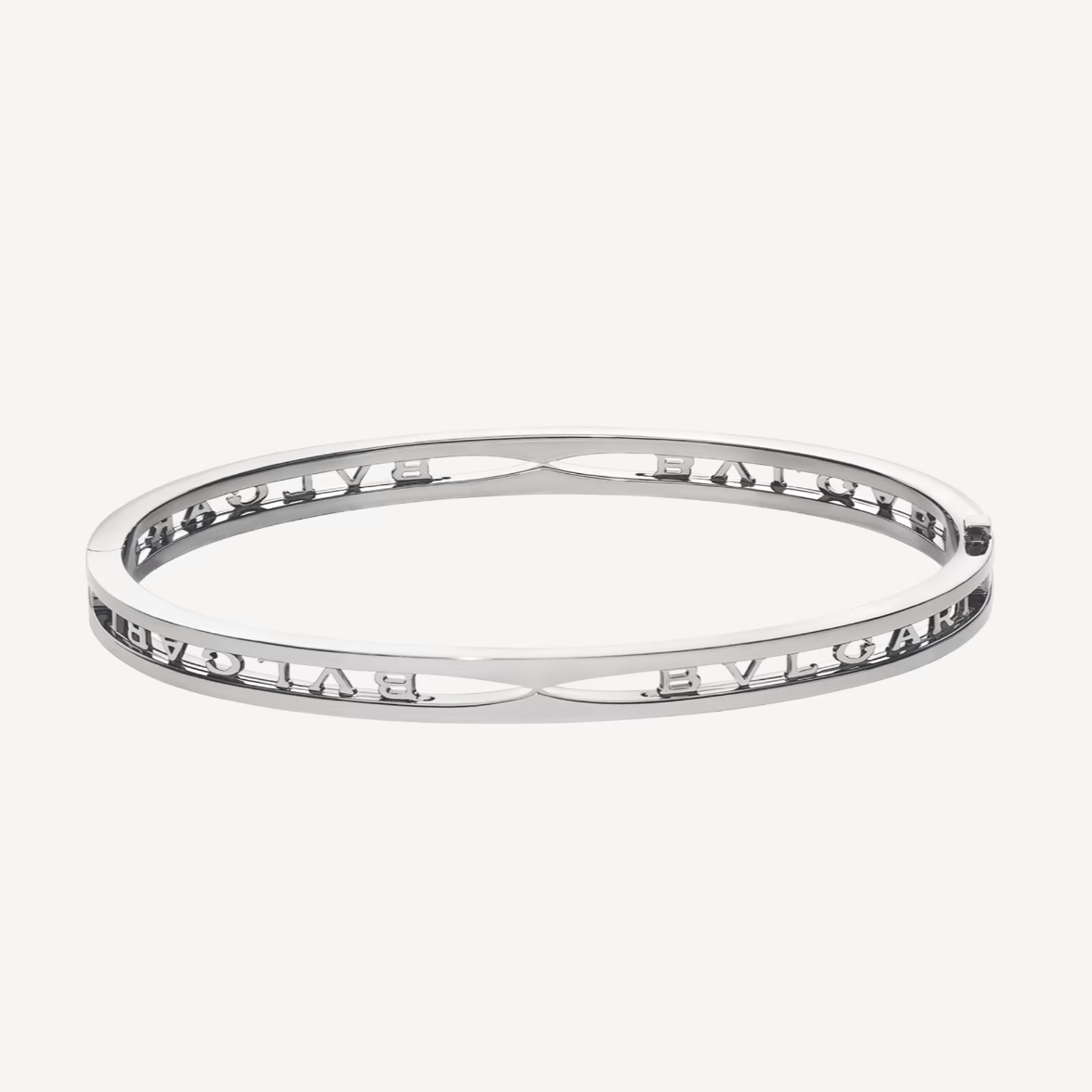 [Lucas Jewelry]ZERO 1 SPIRAL LOGO SILVER BRACELET