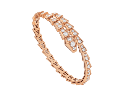 [Lucas Jewelry]SERPENTI BRACELET 6.8MM PINK GOLD DIAMOND