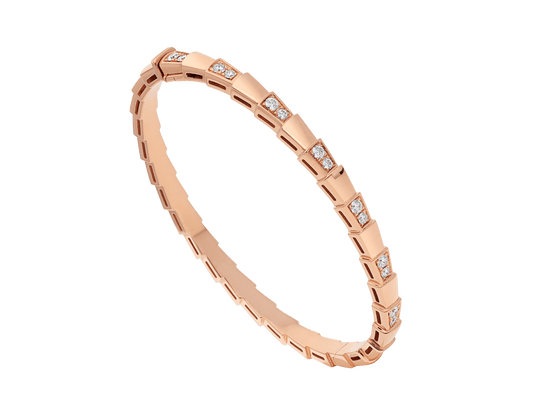 [Lucas Jewelry]SERPENTI BRACELET PINK GOLD DIAMOND