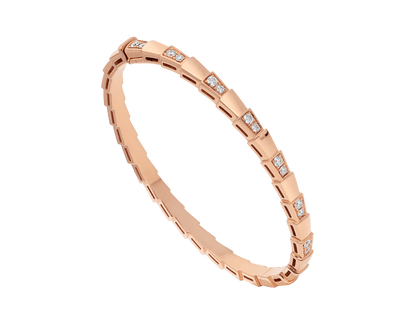 [Lucas Jewelry]SERPENTI SMALL BRACELET PINK GOLD DIAMOND