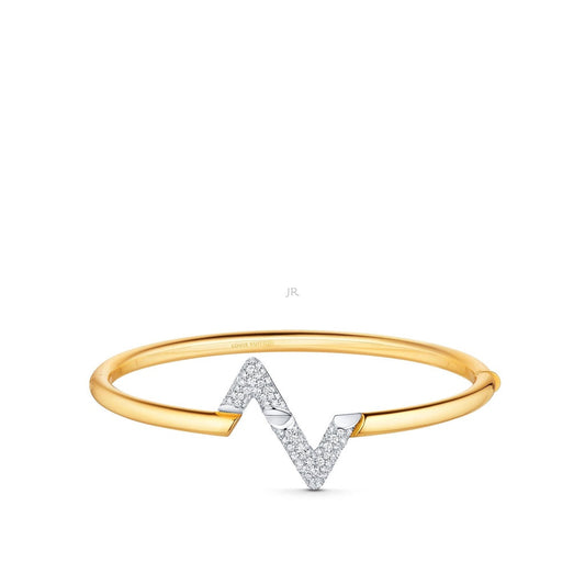 [Lucas Jewelry]VOLTE UPSITE DOWN GOLD DIAMOND BRACELET