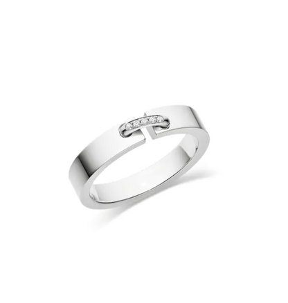 [Lucas Jewelry]ALLIANCE LIENS VIDENCE DIAMOND 4MM RING