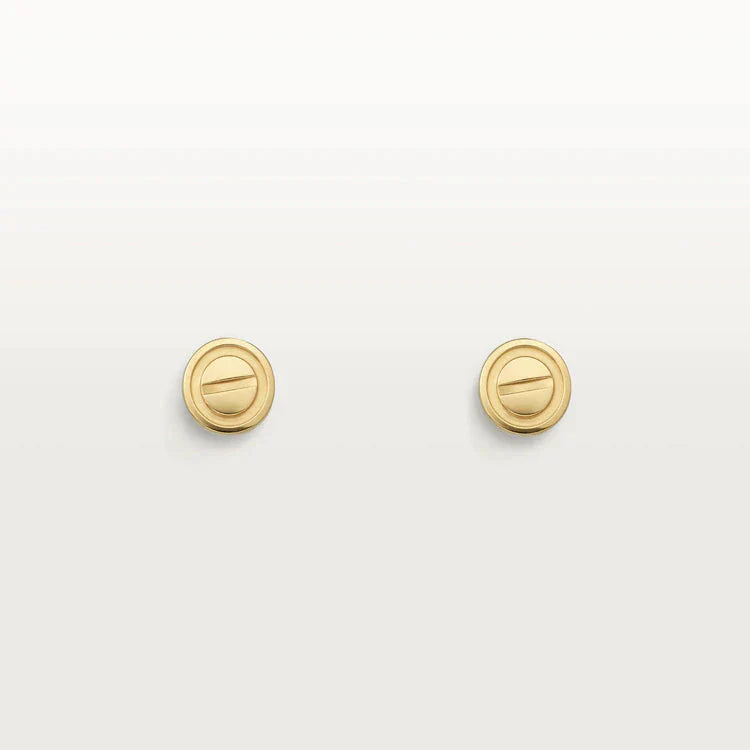 [Lucas Jewelry]LOVE EARRINGS GOLD 10MM