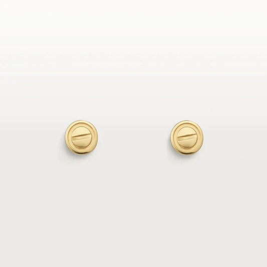 [Lucas Jewelry]LOVE EARRINGS GOLD 10MM